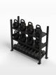 Suporte Dumbbell + Kettlebell 1150 - 03 andares misto