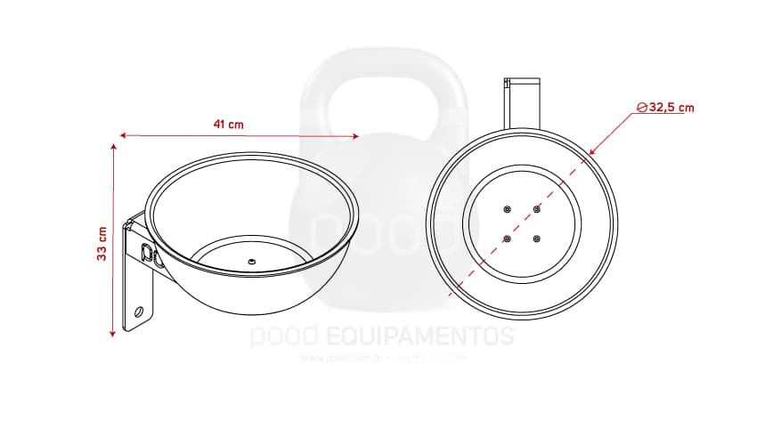 Suporte de magnésio para Rig